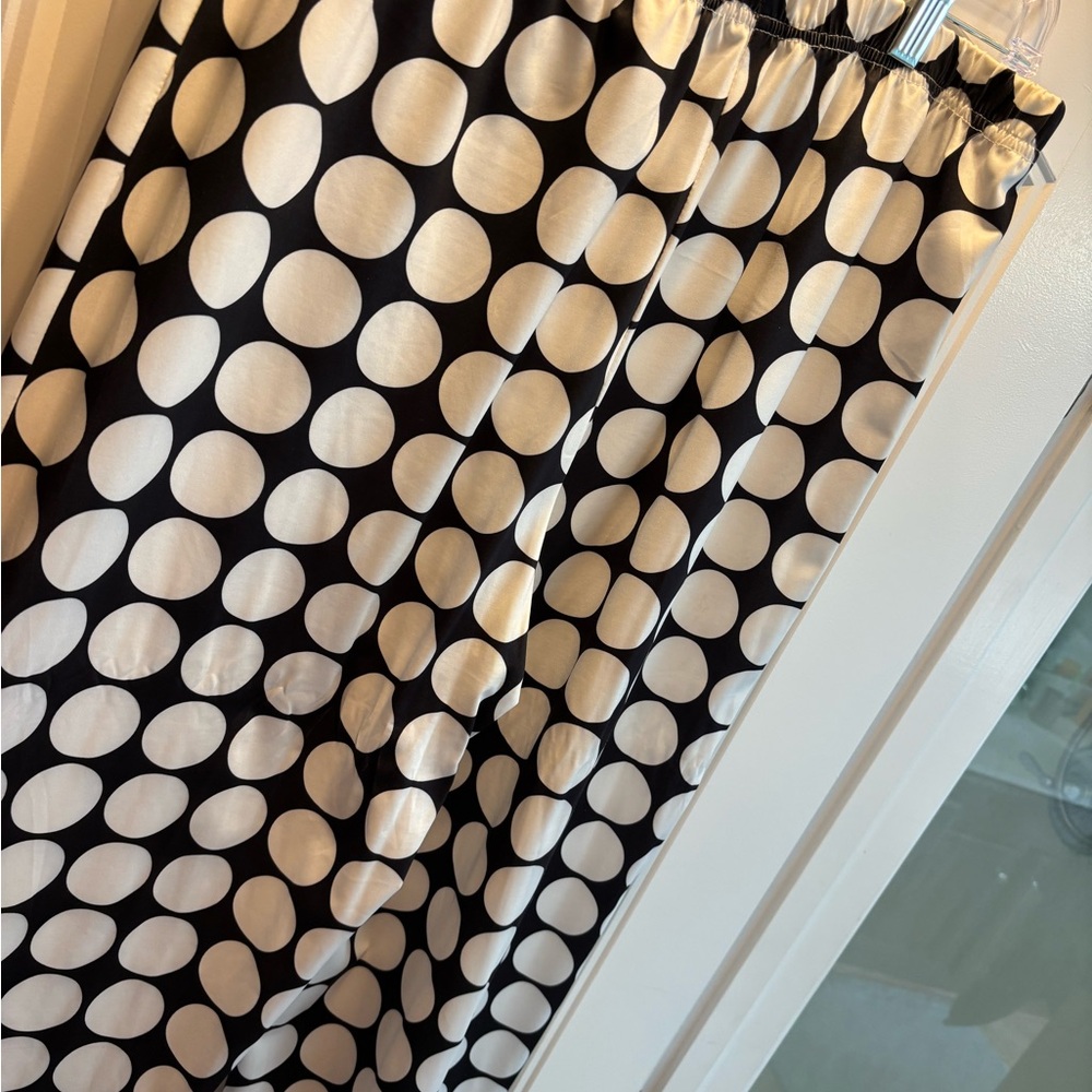 Polka Dot Pants in Black and White